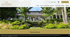 Desktop Screenshot of lasarahotel.com