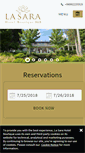 Mobile Screenshot of lasarahotel.com
